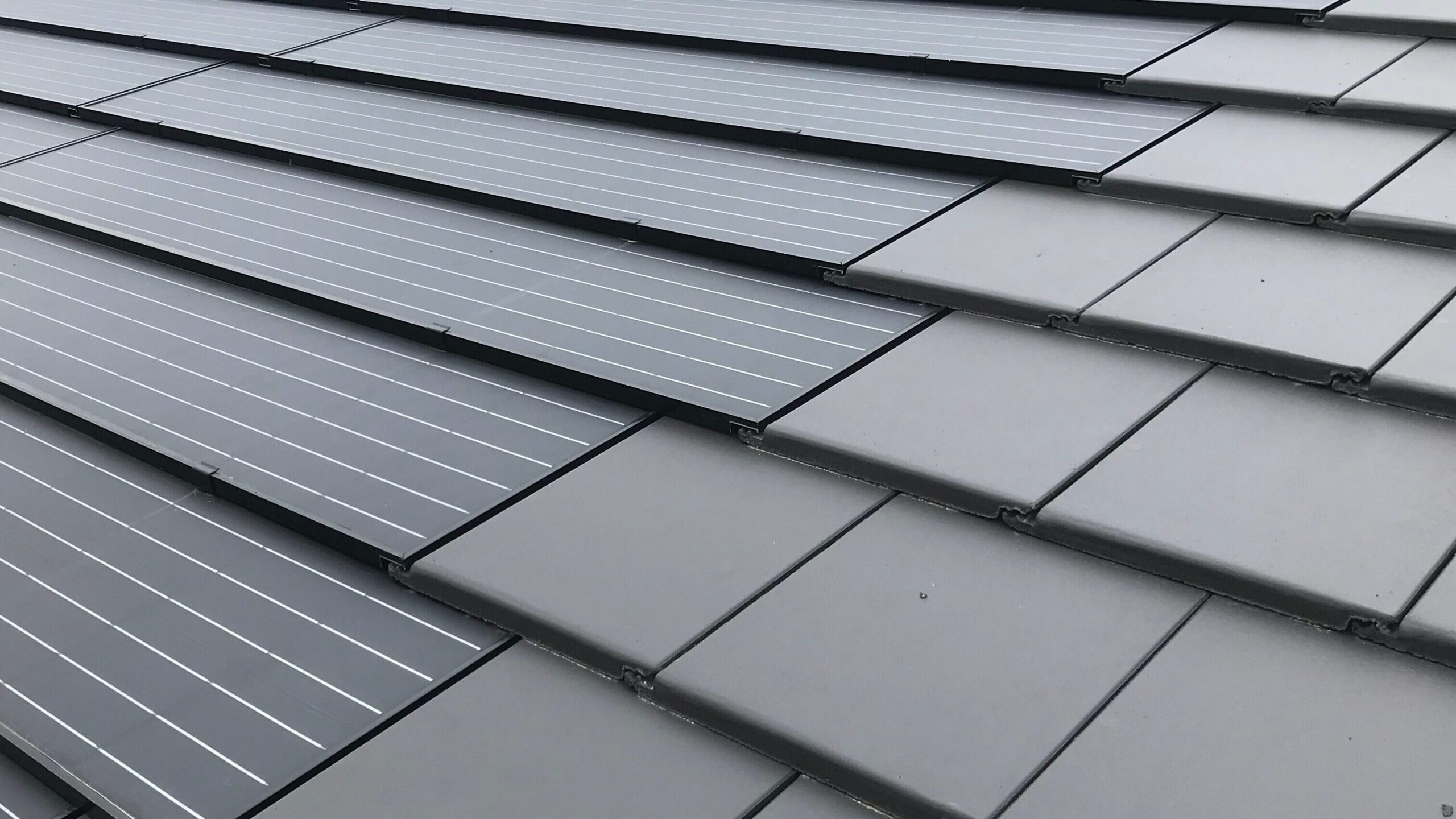 Solar Roof sett fra luften